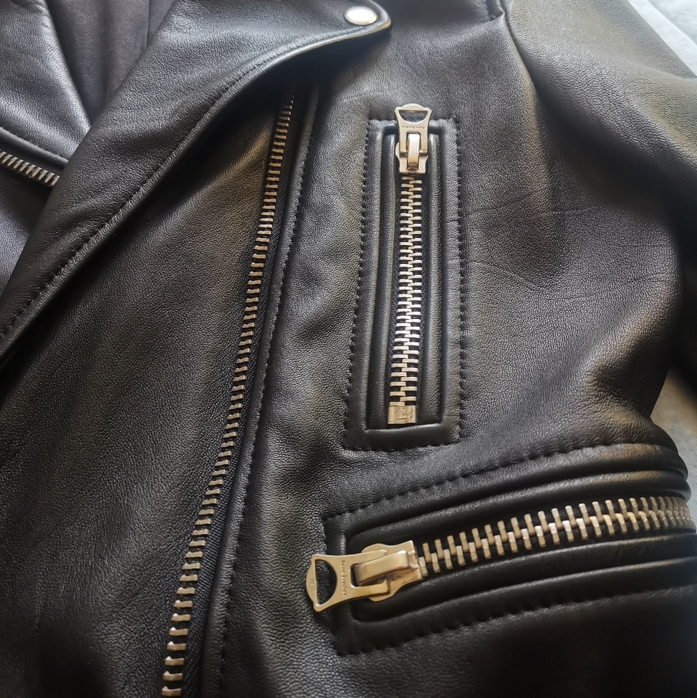 Acne studios leather biker jacket - Picture 7 of 10